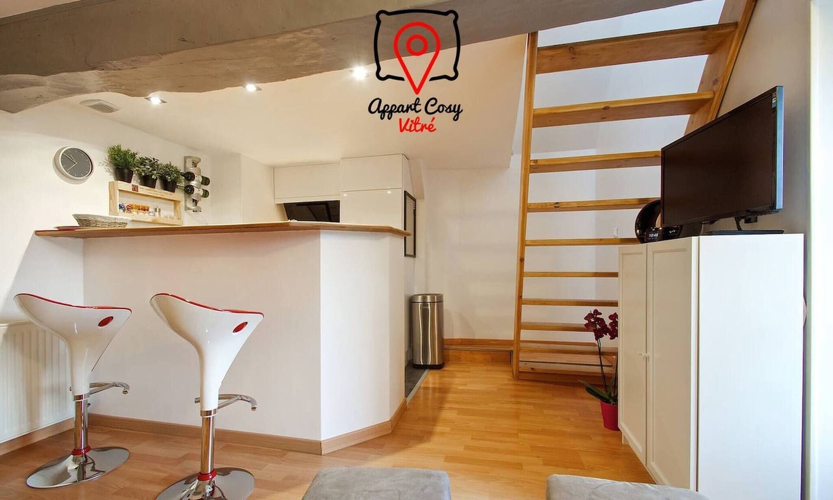 Vitre Apartment | AppartCosy 02 Rachapt Duplex 30m2 (3 Pers)