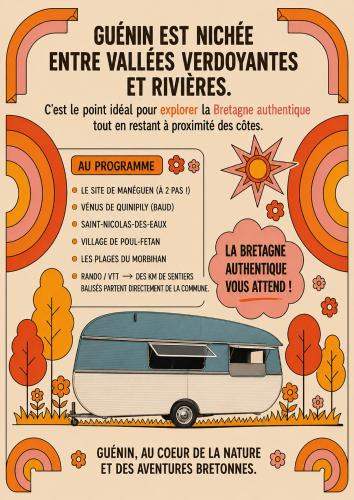 Guenin Other | Caravane rétro et son écrin de verdure