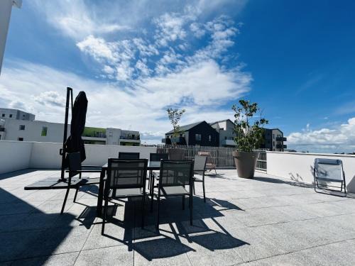 Les Hauts de Saint-Aubin Apartment | Casa Botanica : Rooftop 2
