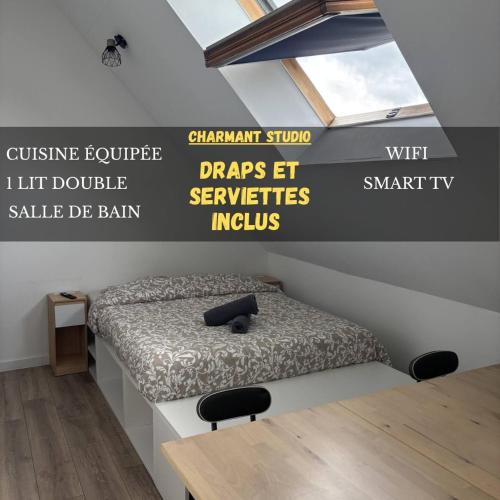 Bruz Apartment | Charming independent studio Bruz parking