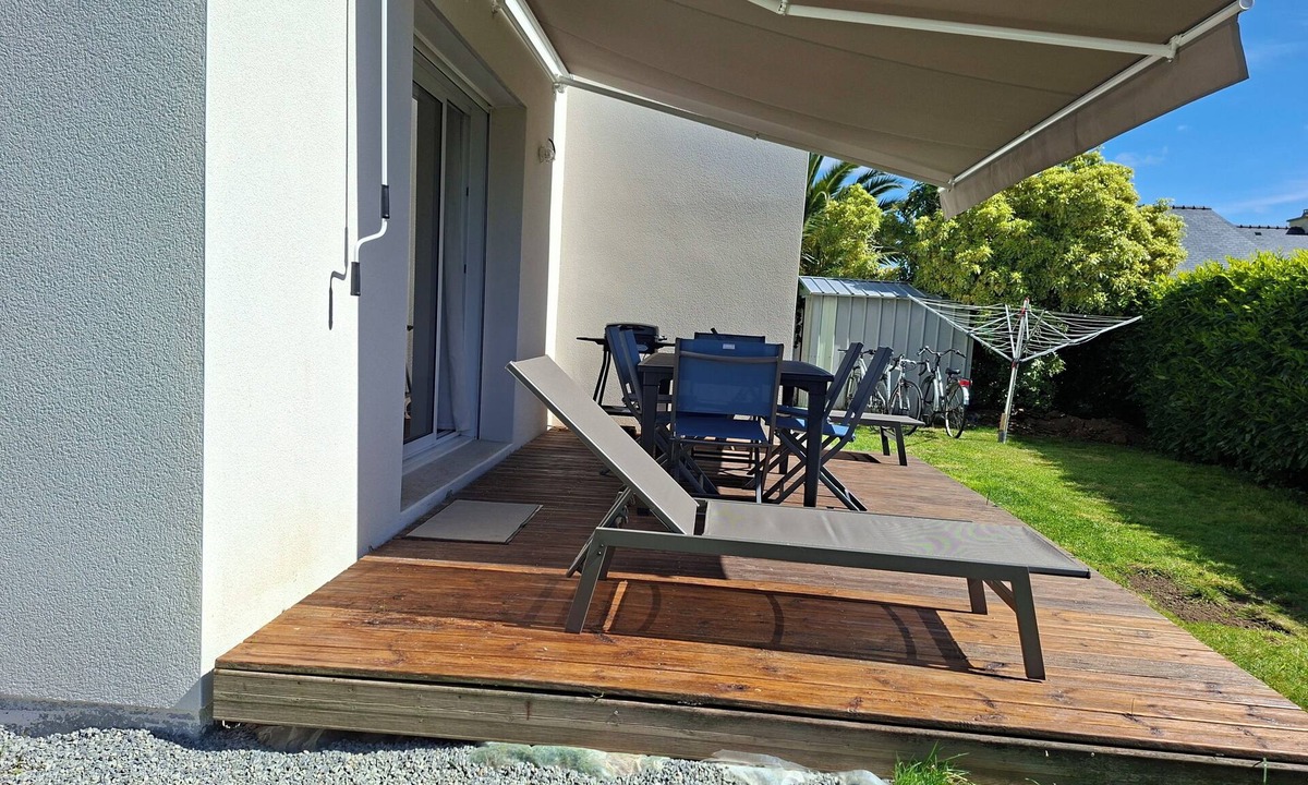 Fouesnant House | Comfortable house in a quiet enclosed garden-3km from the beach