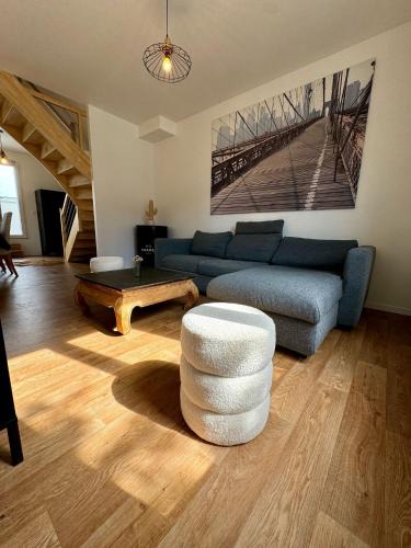 Esperance-Cottages Apartment | Duplex 70m2 proche mer, 2 chambres, terrasse, parking gratuit dans la rue