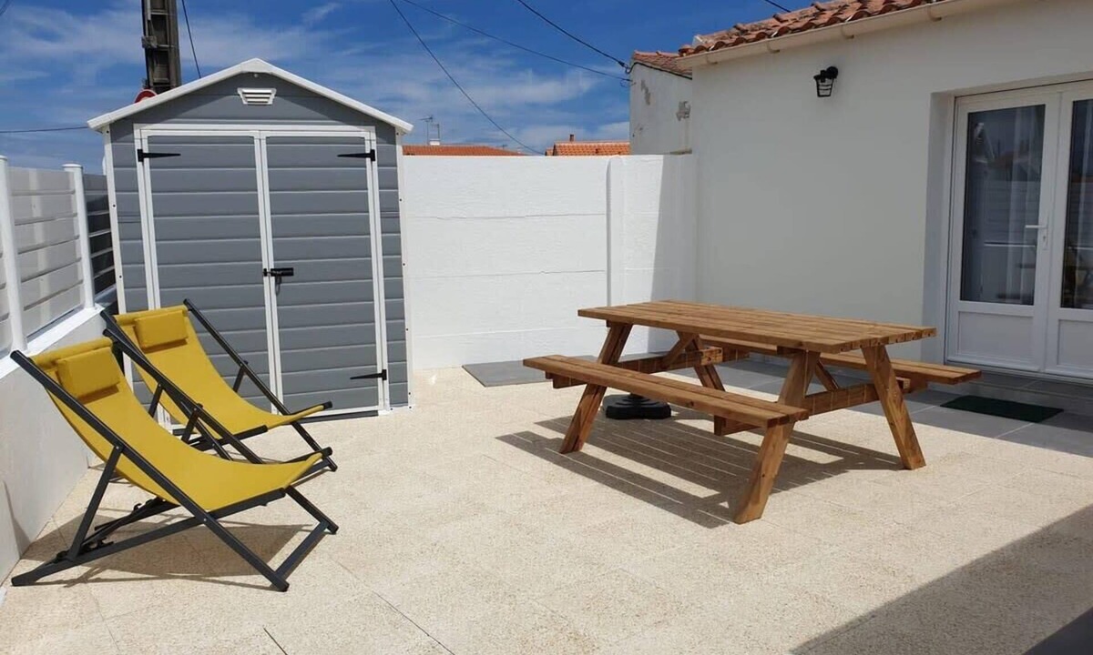 Saint-Hilaire-de-Riez House | ENVOL DE SION 🌊 Cozy house 2 min from the beach