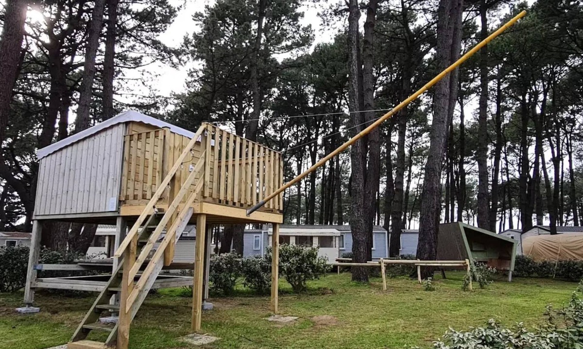 Paimboeuf Cabin | Fisheries - Wooden structure and canvas + electricity for 2 people