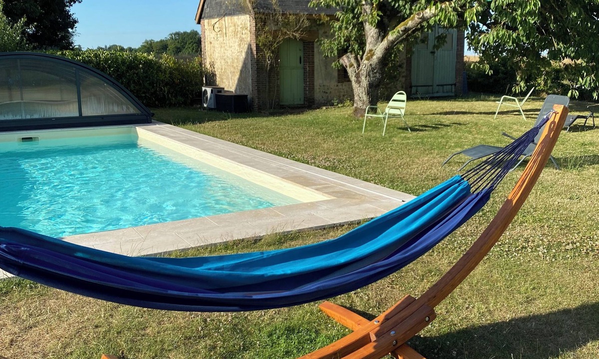 La Croix-du-Perche House | Gîte de la Chesnaye, 150 m2 farmhouse with private swimming pool