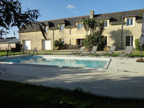 Cricqueville-en-Bessin House | Gîte Les Petites Landes - Piscine privée proche plages