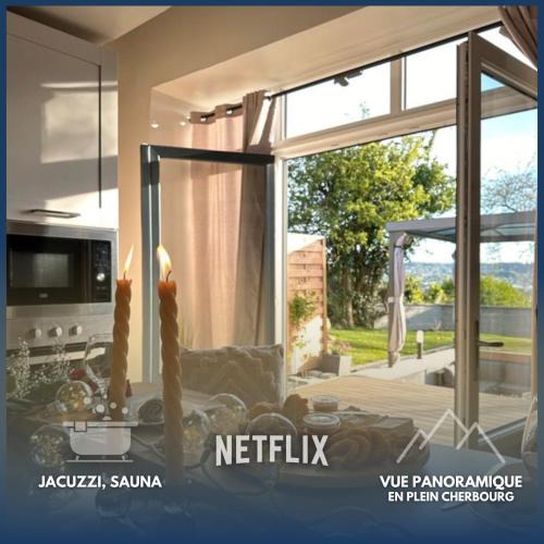 Tourlaville Villa | L'Envol - Jacuzzi, Sauna et belle vue