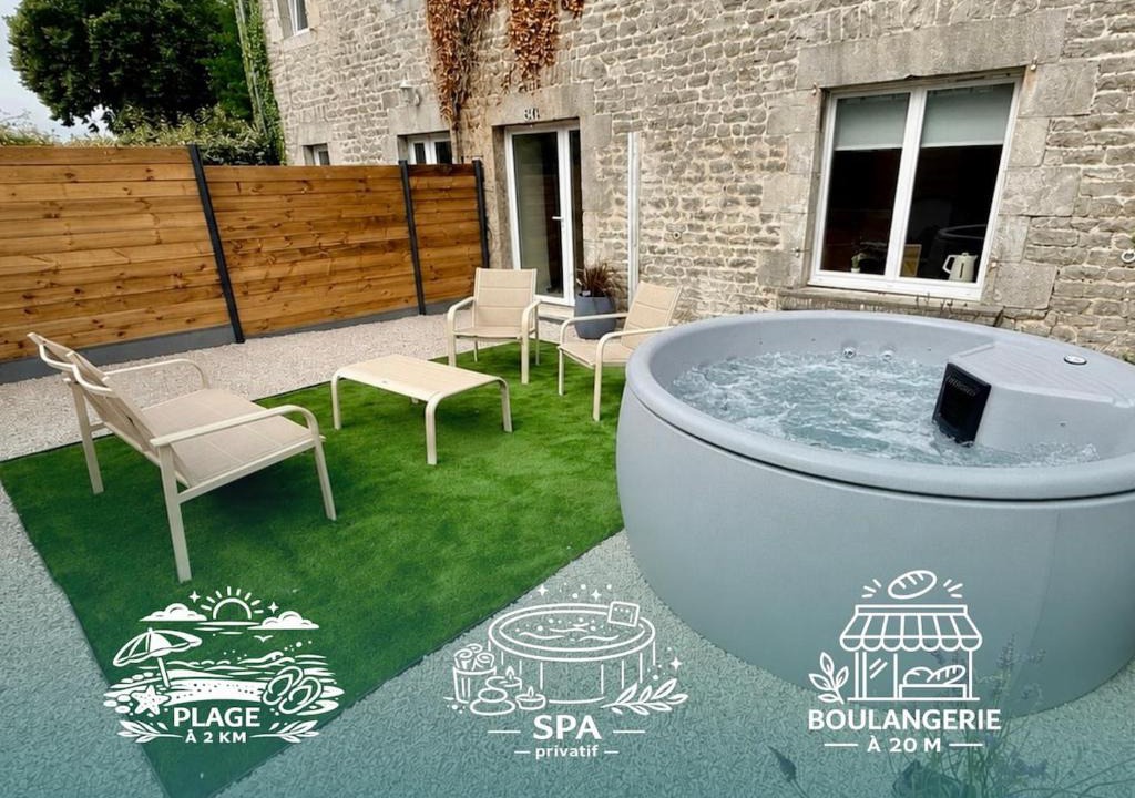 Annoville House | La Sparenthese avec spa privatif proche des plages
