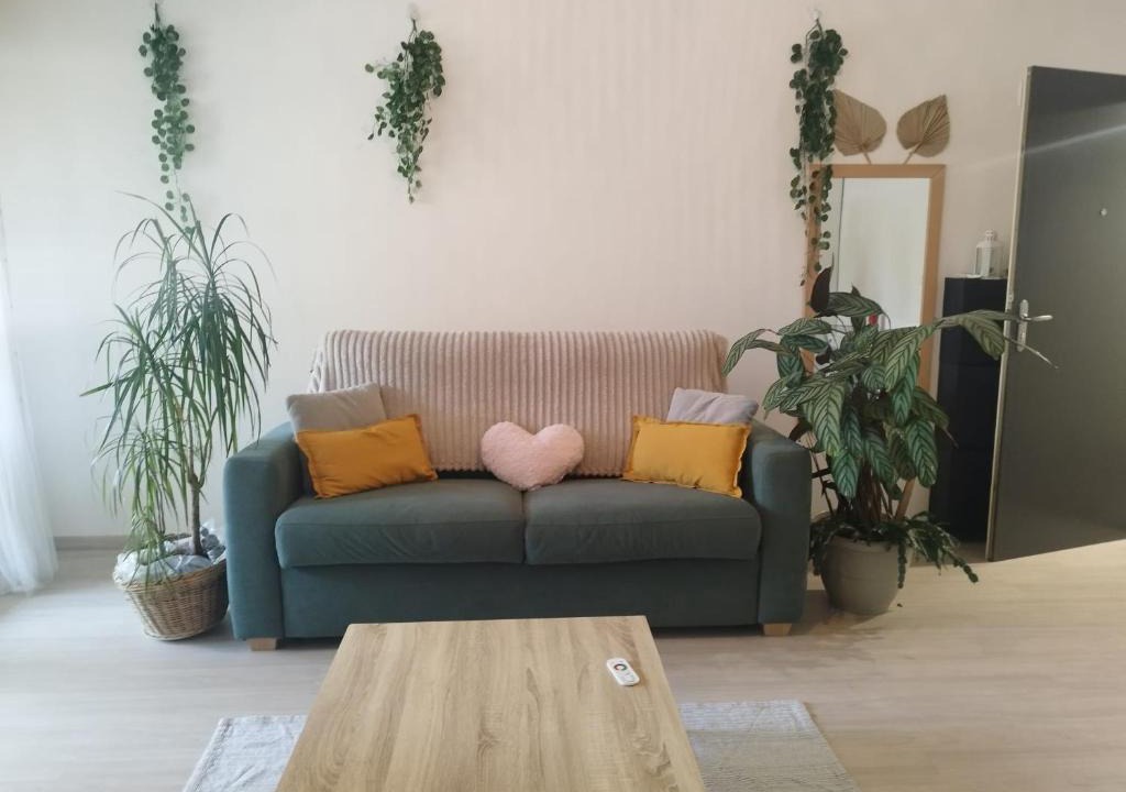 La Grace de Dieu Sud Apartment | Le Cosy grand 2 Pièces avec TERRASSE couverte JARDIN et place de parking
