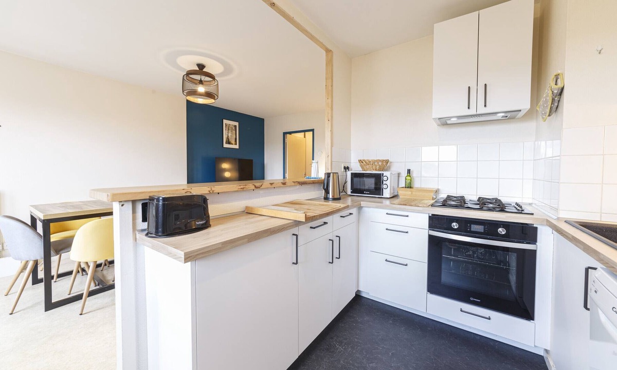 Deux Croix-Banchais Apartment | Le Mérida - T2 au calme proche centre ville