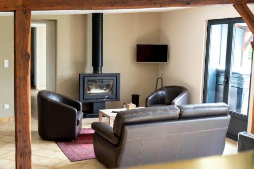 Langey House | Le Rameau Gîte avec spa et étangs privés