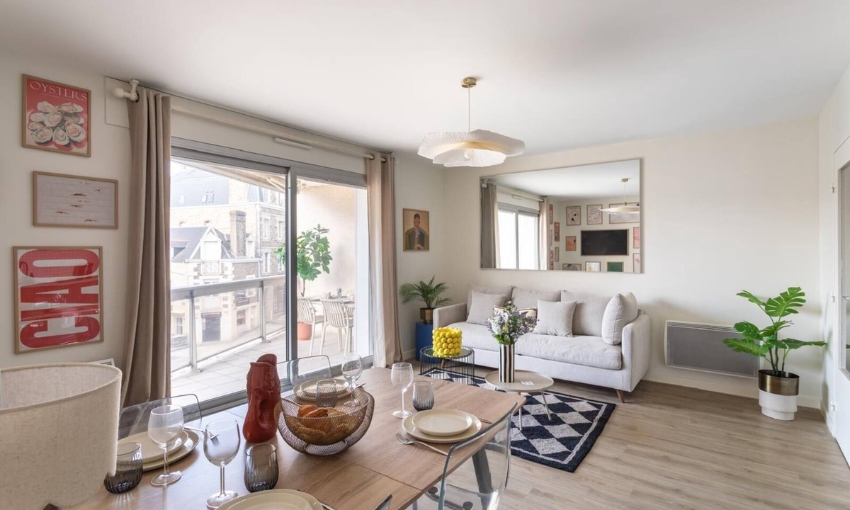 Dinard Apartment | Le Sedna - Quelques pas de la Plage de l’Écluse