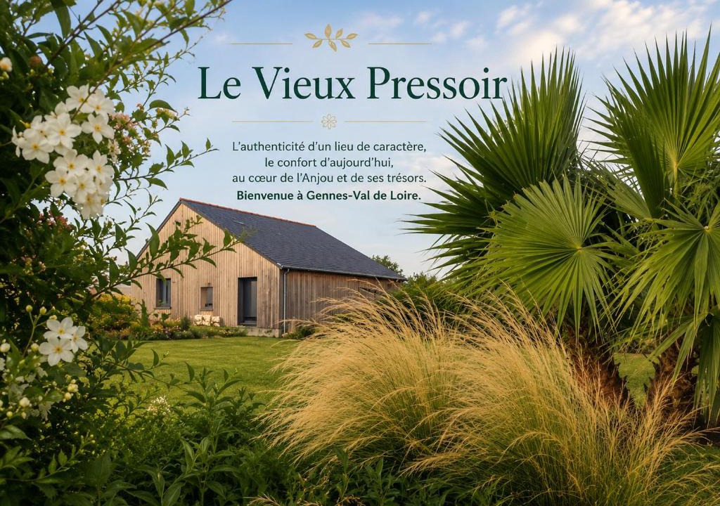 Gennes-Val-de-Loire House | Le Vieux Pressoir avec piscine