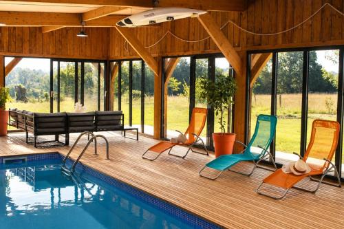 Le Pre-dʼAuge House | Les Vatines - Escape with a view & indoor pool