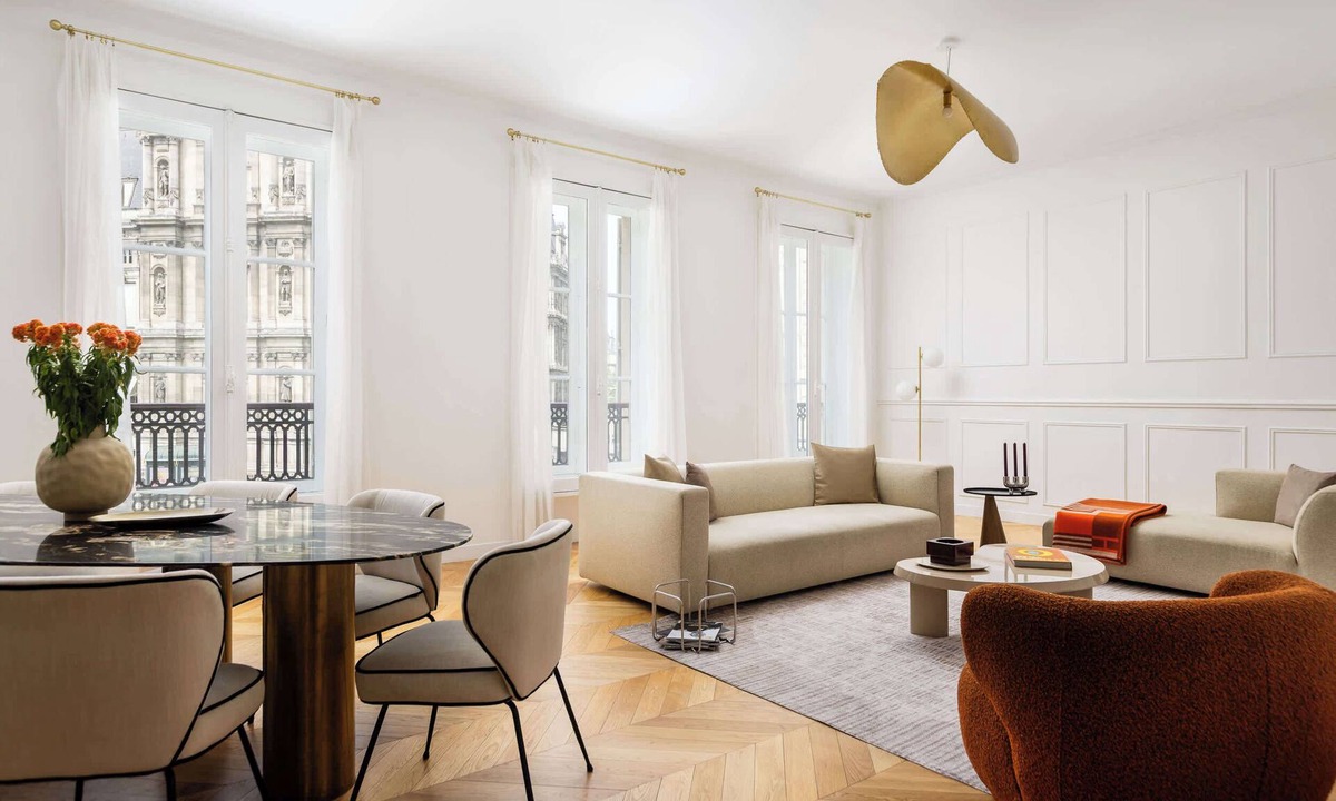 Saint-Gervais Apartment | Luxury Rivoli 4 Bed 3 Bath AC Hotel de Ville BHV