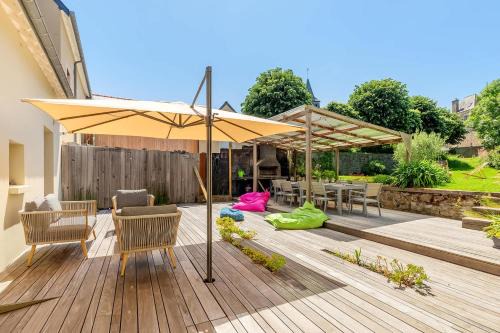 Saint-Lunaire House | Maison Cezanne - 10 people - Jardin - Proche plages