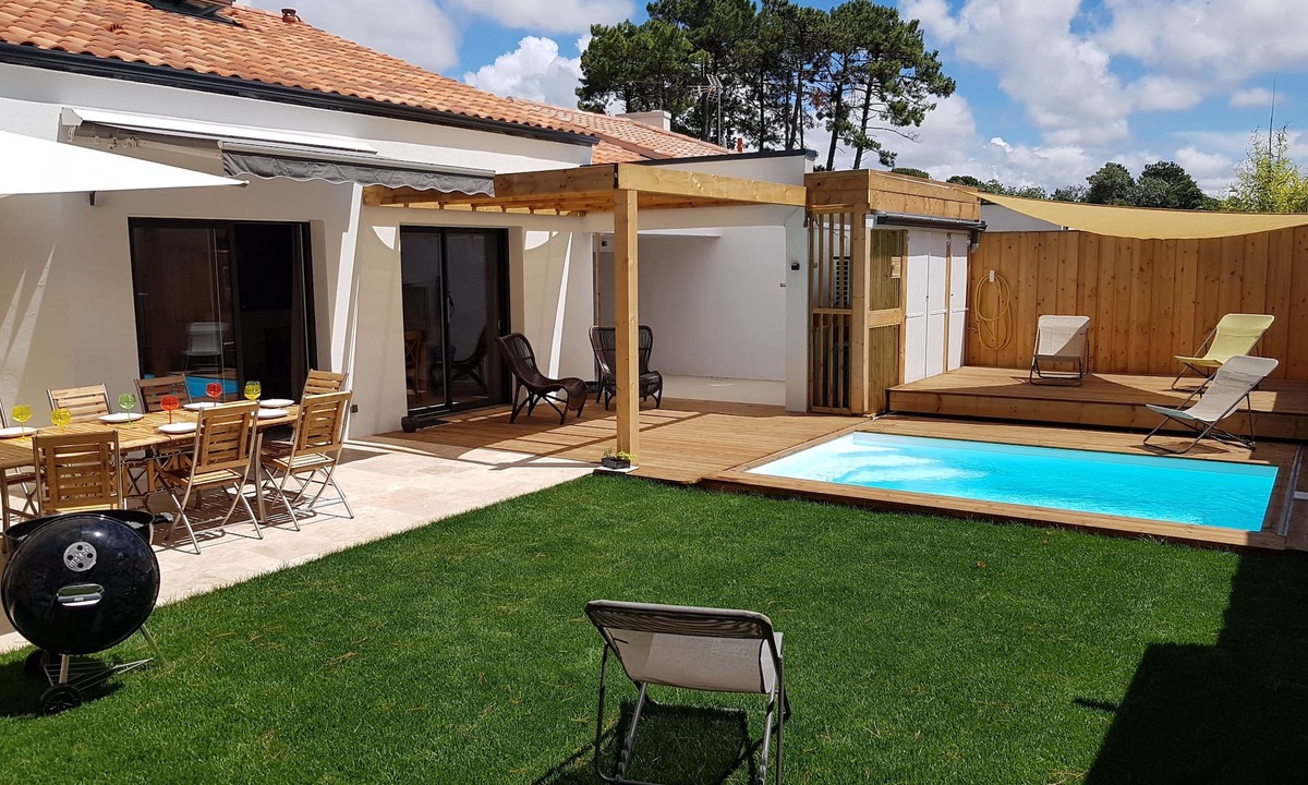 Saint-Jean-de-Monts House | MAISON EXCEPTIONNELLE "L'Orchidée " PRIVATE SWIMMING POOL 8 + 2