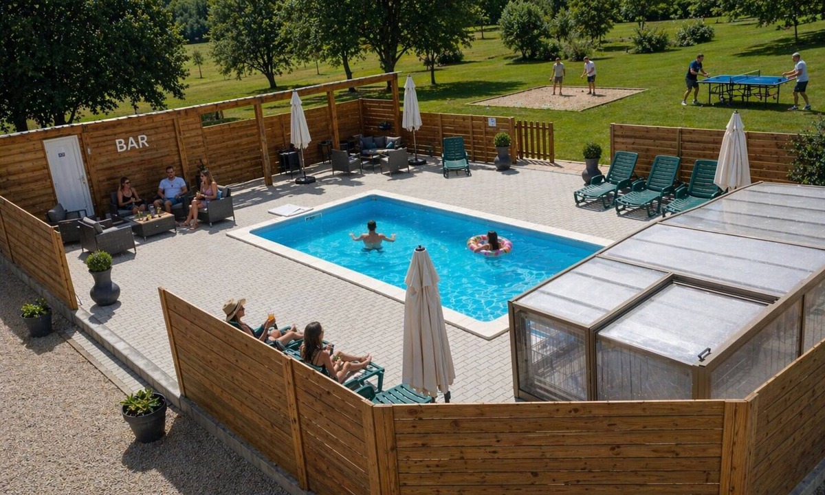 Soudan House | Mexico Cottage – Up to 6 guests & pool access – Les Gîtes du Petit Marcel