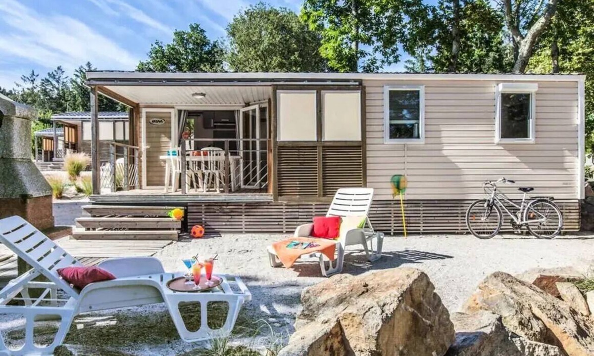 Clohars-Fouesnant House | Mobile Home | Classic | 3 Bedrooms | Sleeps 6 | Single Terrace | TV