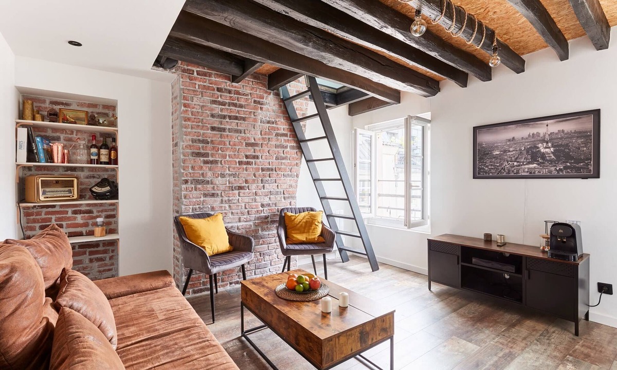 Quartier du Faubourg-Montmartre Apartment | Modern 1BR Flat Rue Richer - Montmartre