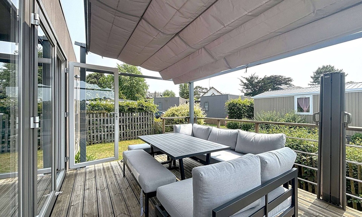 Jullouville-les-Pins House | Modern mobile home 3 bedrooms, terrace, pets allowed