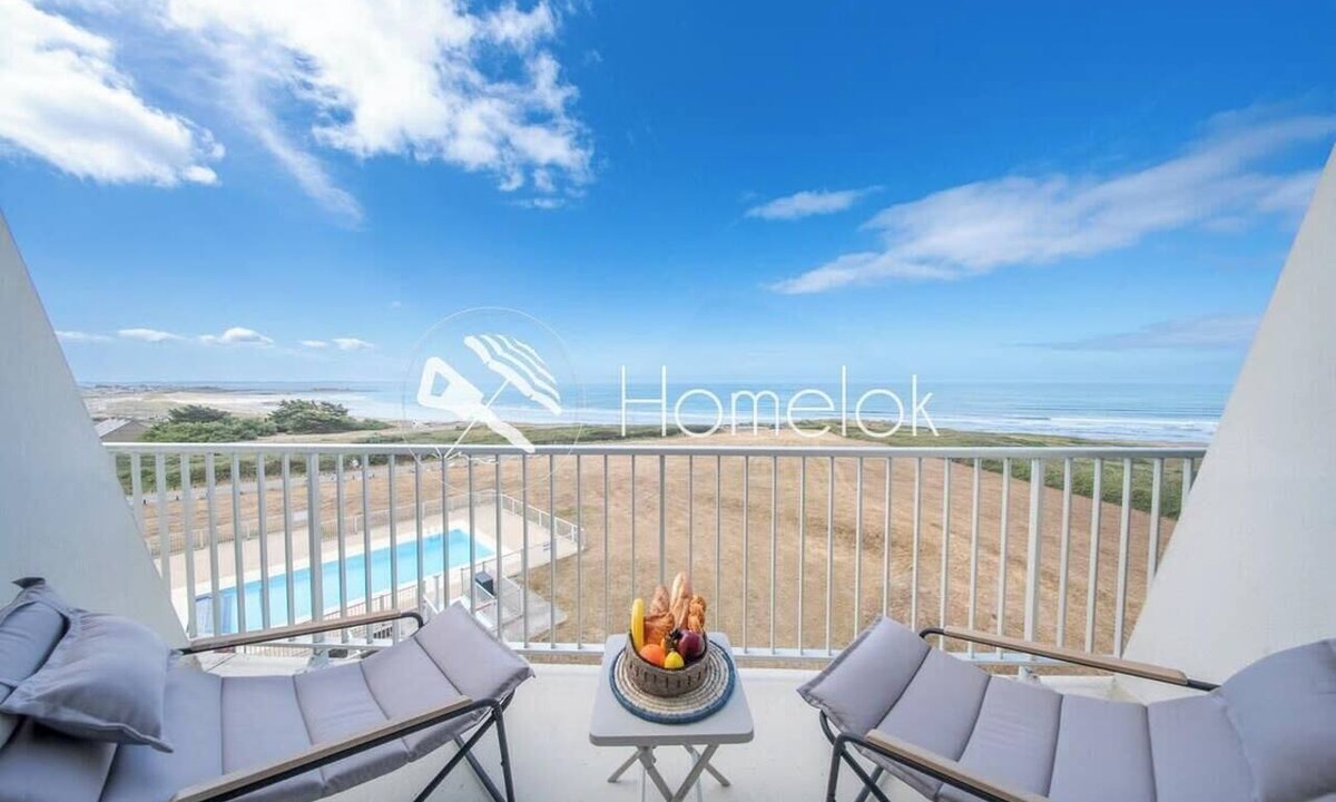 Guidel Apartment | Paradis Iodé : Vue Mer Panoramique & Piscine