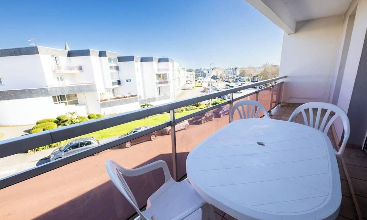 Larmor-Plage Apartment | Plages & bourg à pieds : appartement 2 chambres