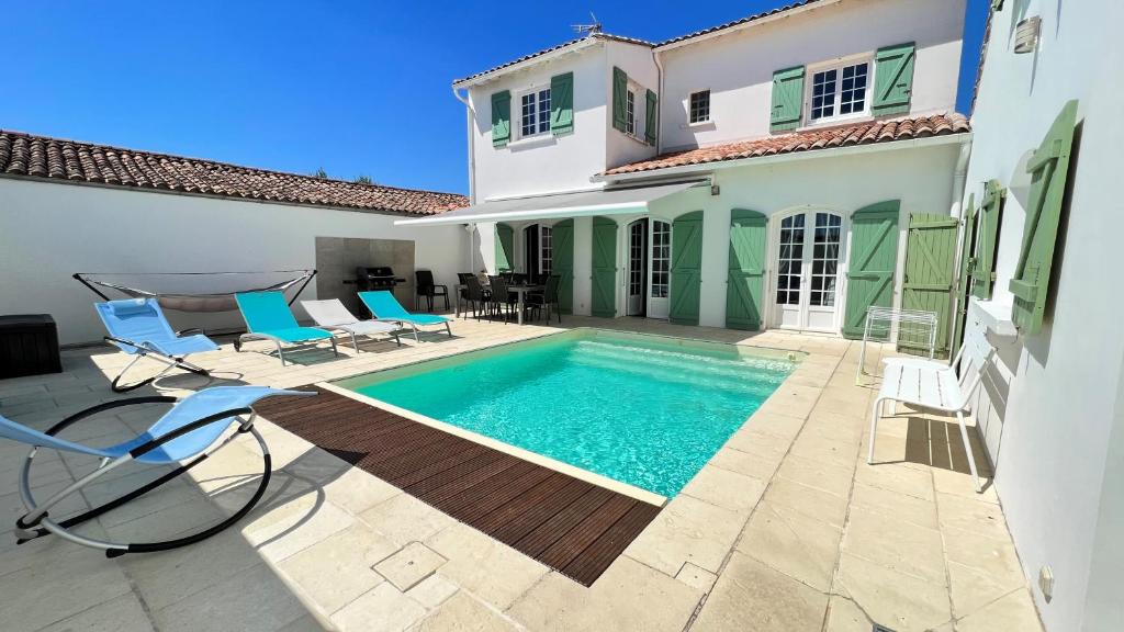 Loix Villa | Superbe villa d'architecte avec piscine chauffée