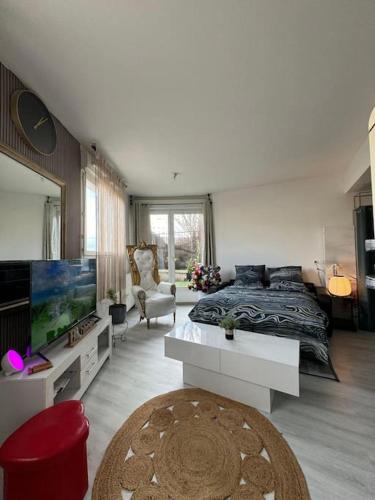 Poissy Apartment | Tranquillité à 30 min de Paris