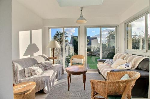 Quiberon House | Ty Lisa - Maison de village avec véranda lumineuse sur grand jardin