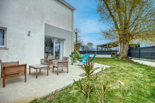 Noyal-Muzillac House | Ty Noyal - Maison familiale avec jardin Bretagne Sud