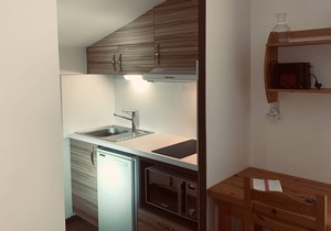 Studio-Classic-Ensuite with Bath-Balcony-Vue Montagne