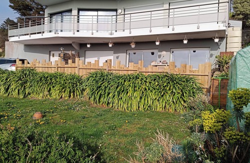 Pleumeur-Bodou Apartment | 200m from the sea: Recent 2-person apartment with terrace and unobstructed view
