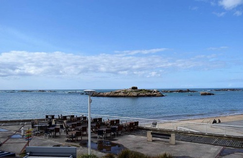 Tregastel Apartment | Apartment with WIFI, Beachfront, Private Parking, Pets Allowed