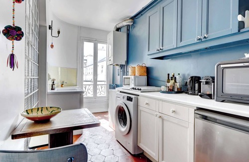 Quartier de la Folie-Mericourt Apartment | Appartement moderne à proximité du Marais