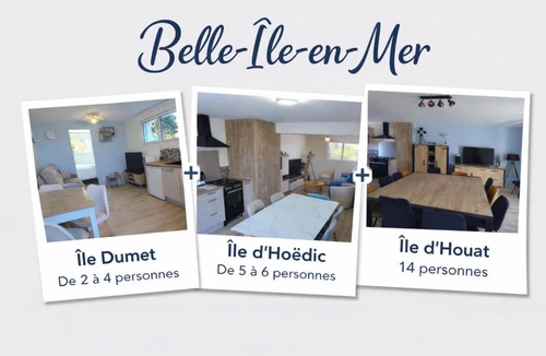 La Turballe House | Belle-Île-en-Mer - Résidence de 3 logts - max. 24 personnes