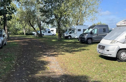 Paimboeuf RV Rental | Camping-Car area - with electricity 2 to 6 people - 2 pers. included in price