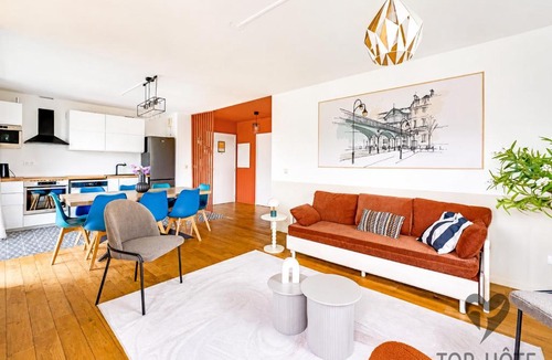 Saint-Denis Apartment | CAOPEO - Top Hôte Paris - 8 personnes Balcon Parking