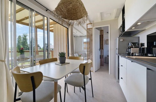 Saint-Pair-sur-Mer Ski Chalet | Chalet 'Martinette' with Private Terrace, Balcony and Wi-Fi