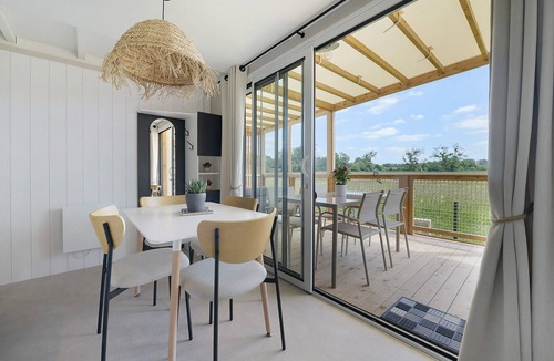 Saint-Pair-sur-Mer Ski Chalet | Chalet 'Martinette' with Private Terrace, Balcony and Wi-Fi