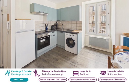 Pont-l'Abbe Apartment | Charmant duplex pour 2 en plein centre ville