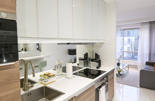 Faubourg-du-Roule Apartment | Chic & Peaceful Champs-Elysées Retreat with AC