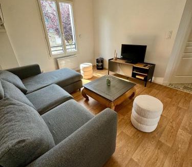 Esperance-Cottages Apartment | Duplex 70m2 proche mer, 2 chambres, terrasse, parking gratuit dans la rue