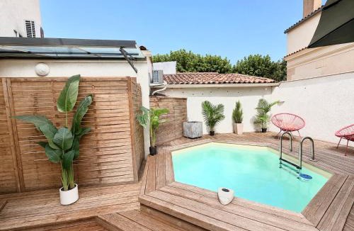 Bergerac House | Duplex, hyper-central - piscine privée - garage