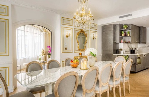 Les Halles Apartment | Elegant Historic 6Bdr/5Bth Apartment with Louvre View