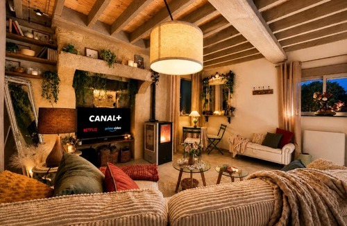 Saint-Denis-sur-Sarthon House | Fournil XVIIe & Spa privatifs - La Nuit d Étang