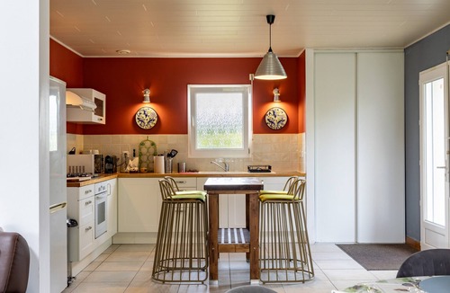 Pleumeur-Bodou House | Holiday Home 'War Ar Maez' with Private Terrace, Garden, and Wi-Fi