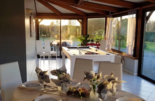 Bourguenolles House | Homerez - Big house for 12 ppl. with garden and terrace at Bourguenolles
