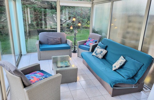 Pirou Apartment | Jolie Maison De Plage Cyprange Apartment with Private Terrace, Garden, and Wi-Fi