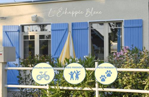 Saint-Brevin-les-Pins House | L'Échappée Bleue, maison à 200m de la mer pour vacances et travail